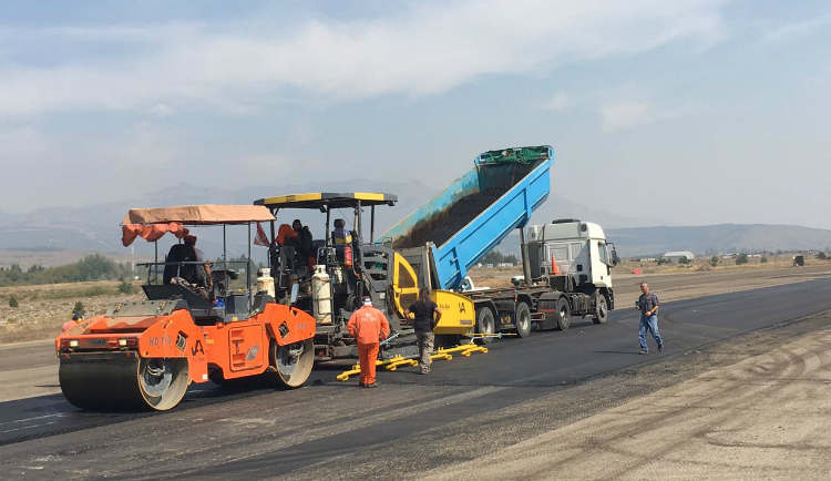 Obras en el aeropuerto de San Martín de los Andes